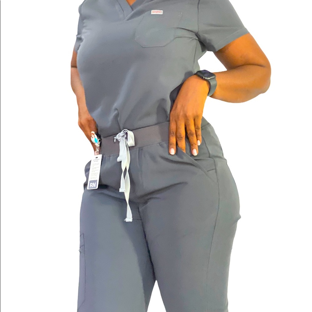 Nursing medical scrubs set